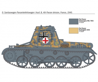 1:72 Sd.Kfz 265 Kleine Panzerbefehlswag.