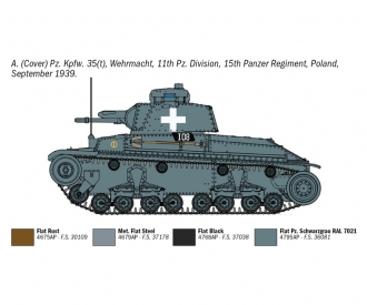 1:72 Ger. Panzerkampfwagen 35 (t)