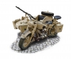 1:9 Deut.Militärmotorrad mit Seitenwagen