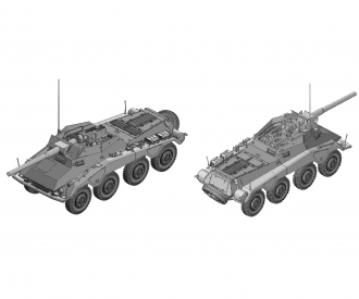 1:35 Sd.Kfz.234 w/ 7,5cm L/48