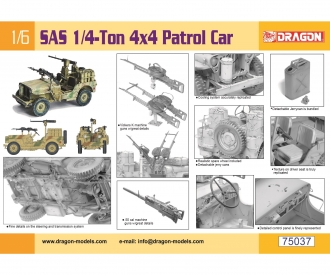 1:6 SAS 1/4-Ton 4x4 Patrol Car