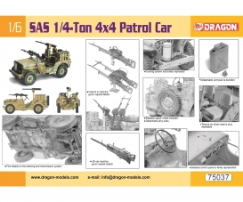 1:6 SAS 1/4-Ton 4x4 Patrol Car