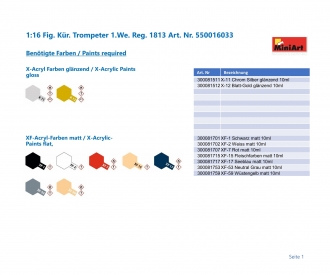 1:16 Fig. libre. Trompette 1.We. Reg. 1813