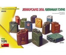 1:24 Jerrycans 20L German Type