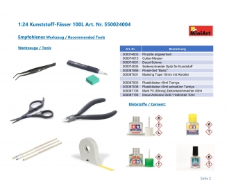 1:24 Kunststoff-Fässer 100L