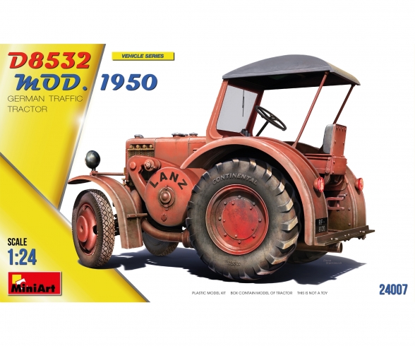 1:24 Ger. Traff. Tractor D8532 Mod.1950