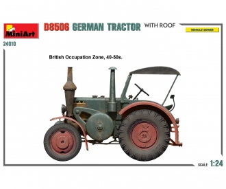 1:24 Tracteur allemand D8506 m. Toit de cabine