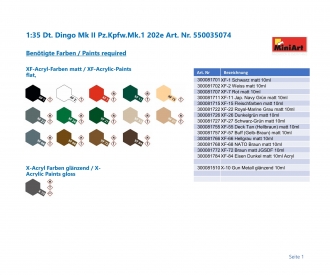 1:35 Dt. Dingo Mk II Pz.Kpfw.Mk.1 202e