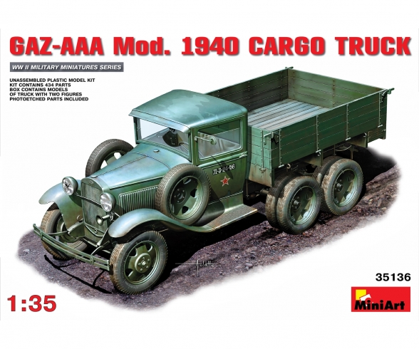 1:35 GAZ-AAА Mod. 1940 Camion de transport (2)