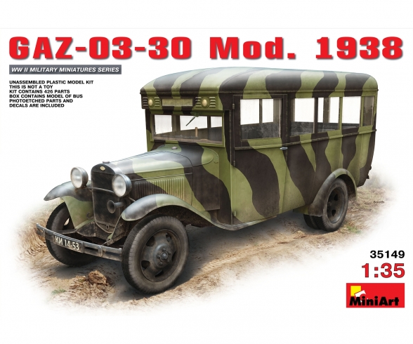 1:35 GAZ-03-30 Mod. 1938 Bus