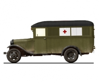 1:35 GAZ-03-30 Krankenwagen (2Achs)