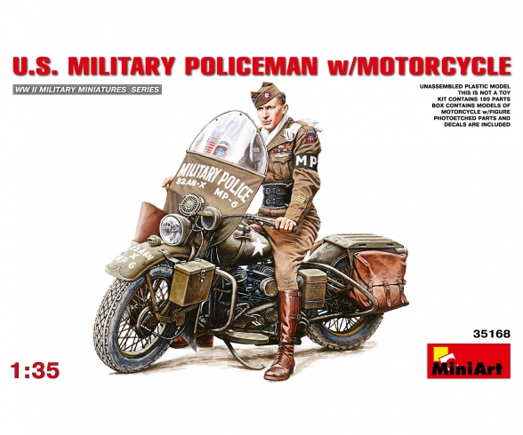 1:35 US MP Military Policem. w/Motor.(1)