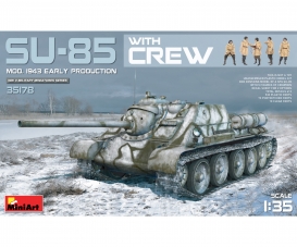 1:35 SU-85 Early Prod. 1943 w/Crew (5)