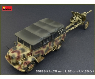 1:35 Kfz.70 allemand avec Pak 7,62 cm F.K.39(r)