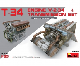 1:35 T-34 Engine(V-2-34) / Transmis. Set