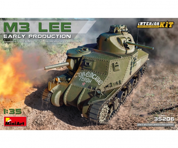 1:35 M3 Lee Premier produit m. Intérieur