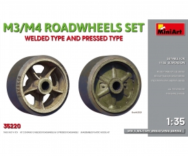 1:35 M3/M4 Roadwheel-Set VVSS (12+12)