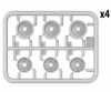 1:35 Laufrollen-Set M3/M4 VVSS (12+12)