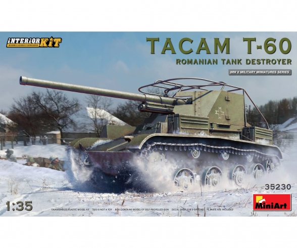 1:35 Tacam T-60 Rom. Jagdpanzer Interie.