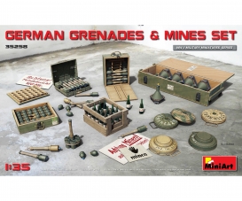 1:35 Ger. Grenades-/Mines Set