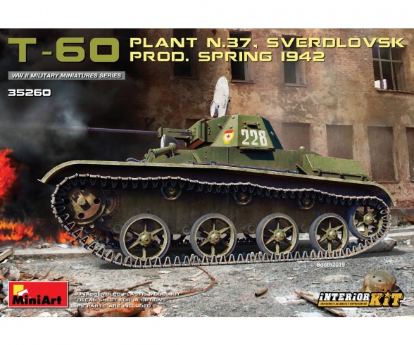 1:35 T-60 Plant No.37 Spring 1942 Inter.