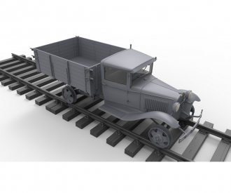 1:35 1,5to Schienen-LKW AA Type mit Schiene