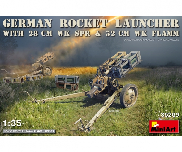 1:35 Ger. Rocket Laun. w/28cmWK&32cmWK