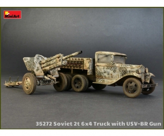 1:35 Camion Sov. 2t 6x4 m. 76mm USV-BR Pak