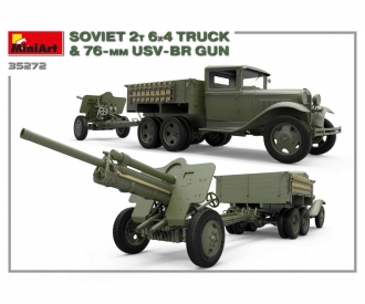 1:35 Sov. 2t 6x4 Truck w/76mm USV-BR Gun