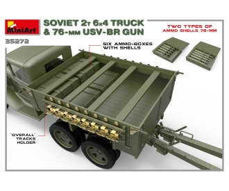 1:35 Sov. 2t 6x4 Truck w/76mm USV-BR Gun