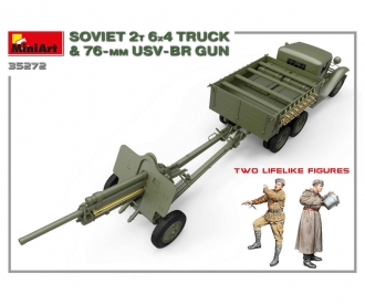 1:35 Sov. 2t LKW 6x4 m. 76mm USV-BR Pak