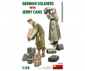 1:35 Fig. Ger. Soldiers w/Jerry Cans (2)