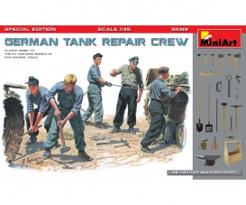 1:35 Fig. Ger. Tank Rep. Crew SE w/Tools