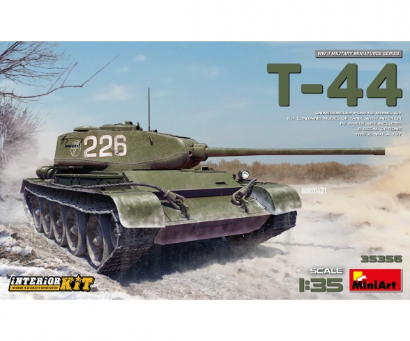 1:35 T-44 w/Interior Kit