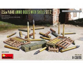 1:35 Ger. 7.5cm PaK40 Ammo Boxes Set 2