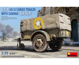 1:35 US 1ton. Cargo Trailer Ben Hur