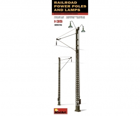 1:35 Railroad Power Poles & Lamps