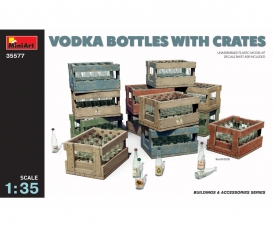1:35 Vodka Bottles with Crates