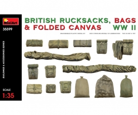 1:35 WW2 Brit.Rucksacks, Bags & Canvas