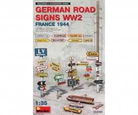 1:35 WW2 Ger. Road Signs France 1944