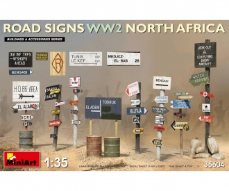 1:35 WW2 Road Signs N.Africa