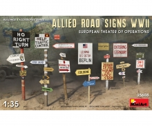 1:35 WW2 Panneaux de signalisation alliés Eur.