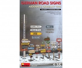 1:35 WW2 Ger. Road Signs Ardennes  1945