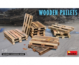 1:35 Wooden Pallets (12) Euro