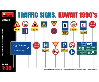 1:35 Verkehrszeichen Kuwait 1990
