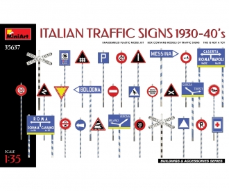 1:35 Verkehrszeichen Italien 1930-40