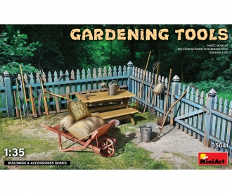 1:35 Set d'outils de jardinage