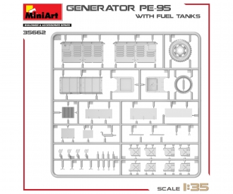 1: 35 Stromgenerator PE-95 mit Kanistern