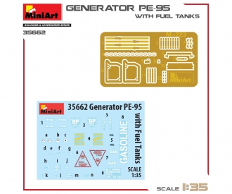 1: 35 Stromgenerator PE-95 mit Kanistern