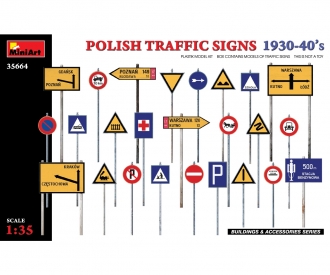 1:35 Panneaux de signalisation Pologne 1930-40